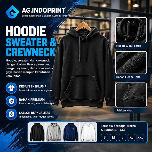 Hoodie Custom – Konveksi AG.INDOPRINT Sukabumi - AG Indoprint