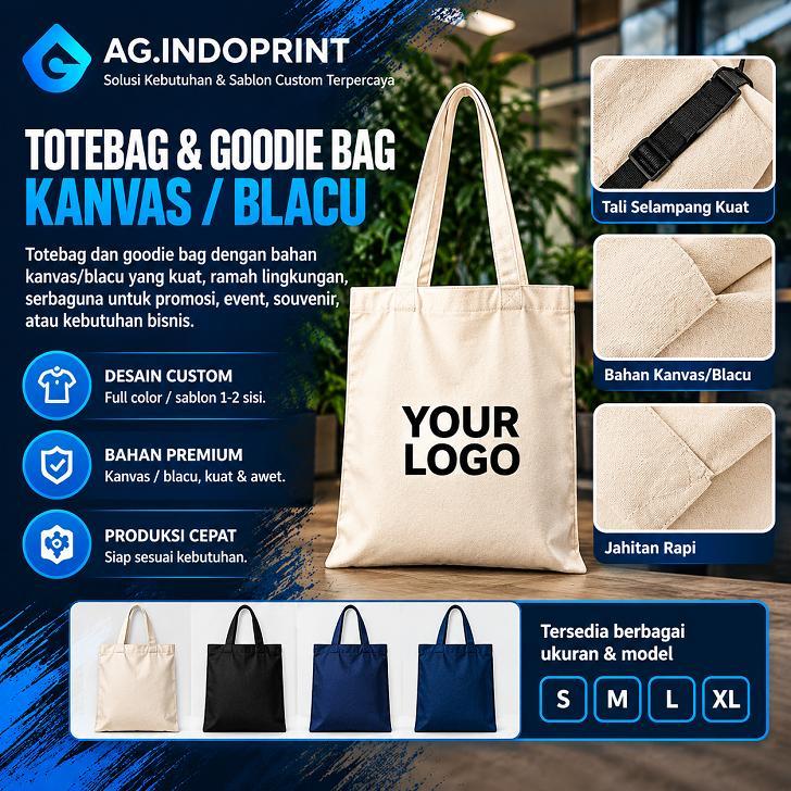 Totebag & Goodiebag Custom – Konveksi AG.INDOPRINT - AG Indoprint
